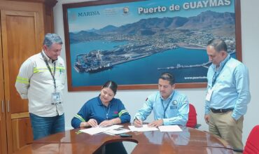 TPP FIRMA ACTA DE INICIO DE CONSTRUCCIÓN CON ASIPONA PARA EL PROYECTO DE BANDAS TRANSPORTADORAS FIJAS EN PUERTO DE GUAYMAS
